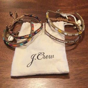 Two Sets of J. Crew Beachy Bracelets-new/no tags